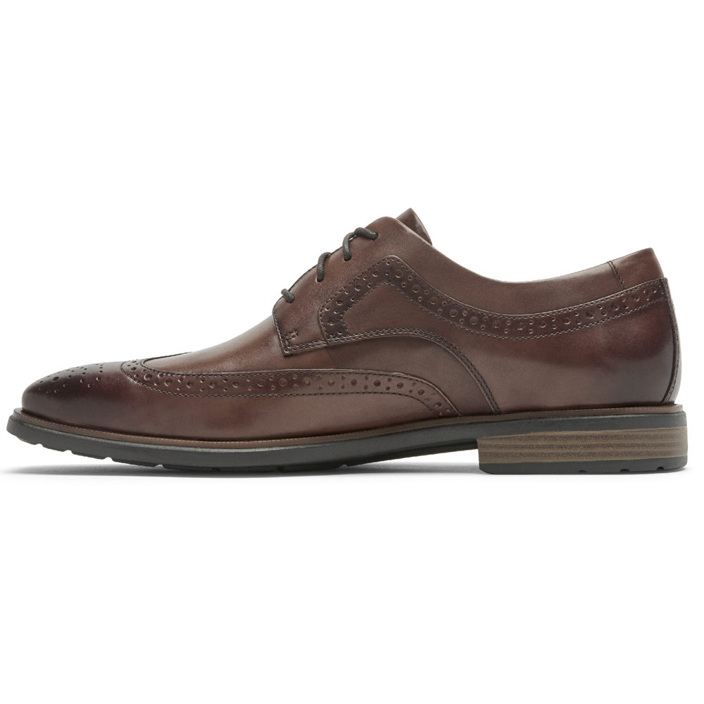 Rockport Dress Shoes For Mens Brown - Dres Sports Business 2 Wingtip - QF6074831